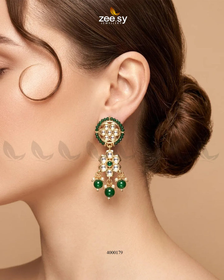 Petunia Floral Stone Necklace Set Necklace Sets - Zeesy Jewellery Pakistan | Premium Artificial & Imitation Jewellery