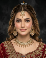 Pretty Bold Pearl Necklace Set - Zeesy.pk