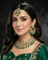 Pretty Bold Pearl Necklace Set - Zeesy.pk