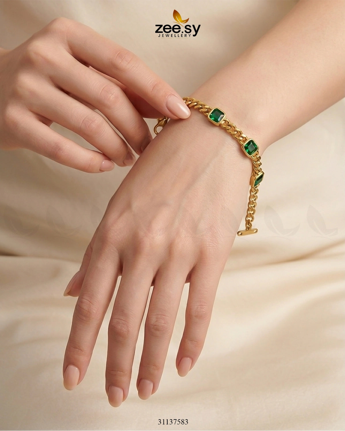 Prism Crystal Gemstone Bracelet