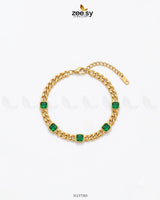 Prism Crystal Gemstone Bracelet