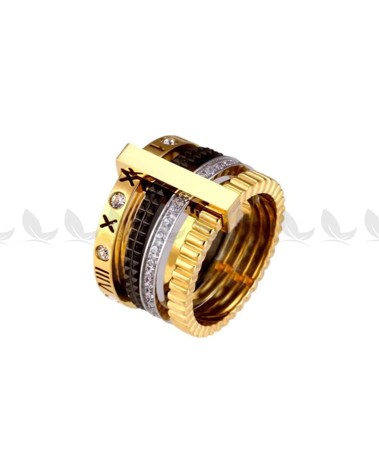 Prism Multi Layer Band Ring - Zeesy Jewellery