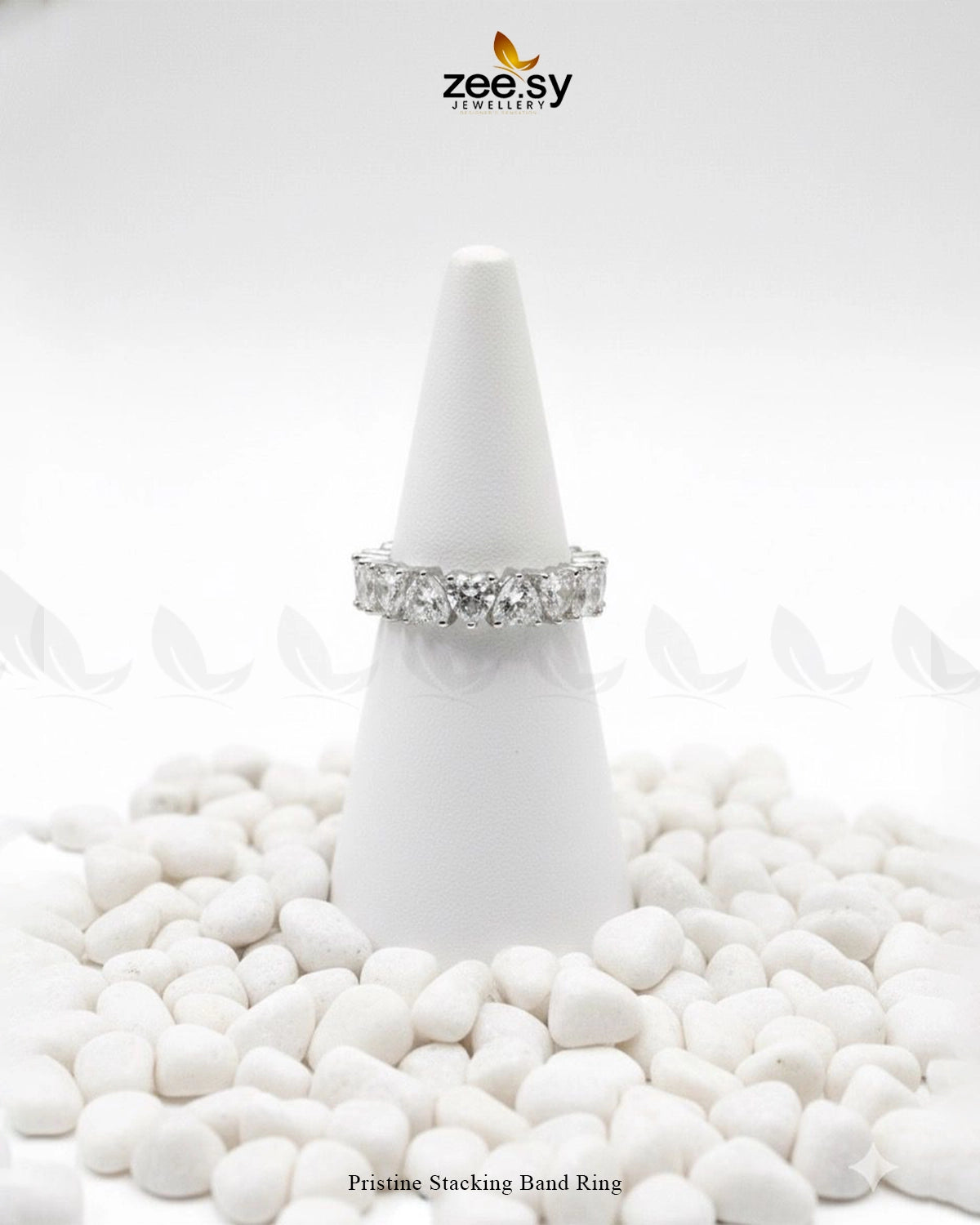 Pristine Stacking Band Ring - Zeesy Jewellery