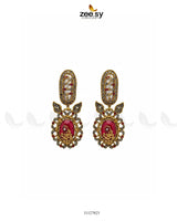 Antique Turquoise Cut Stone Earrings - Zeesy Jewellery