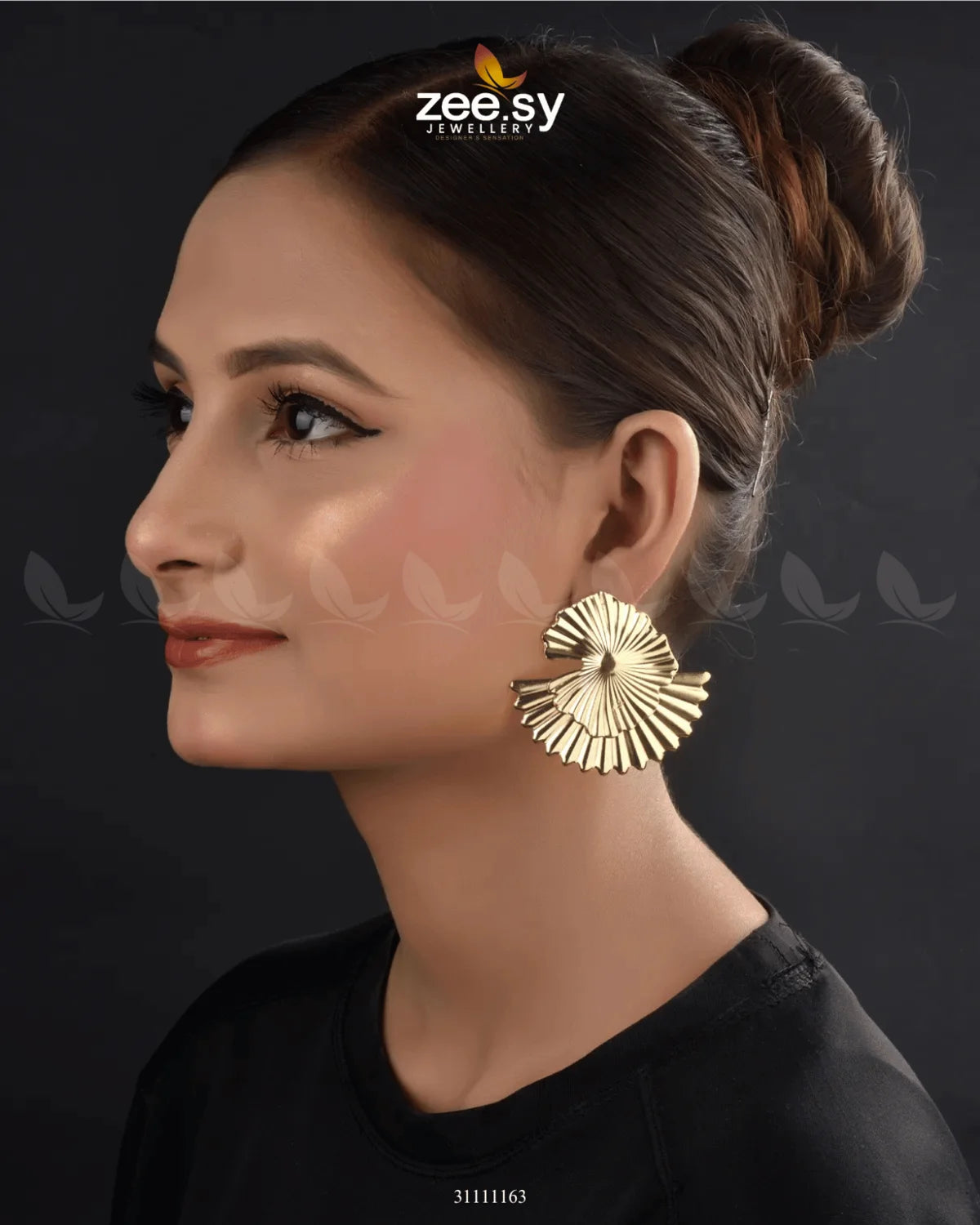 Radiances Earrings exude charm and elegance with their intricate detailing and graceful silhouette. Crafted from high-quality stainless steel, these Statement Studs offer durability with a lustrous, tarnish-resistant finish. Designed as&nbsp;Ear Climbers, their sleek yet artistic structure blends modern sophistication with classic allure, making them perfect for both everyday wear and special occasions.