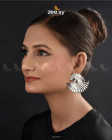 Radiances Earrings exude charm and elegance with their intricate detailing and graceful silhouette. Crafted from high-quality stainless steel, these Statement Studs offer durability with a lustrous, tarnish-resistant finish. Designed as&nbsp;Ear Climbers, their sleek yet artistic structure blends modern sophistication with classic allure, making them perfect for both everyday wear and special occasions.