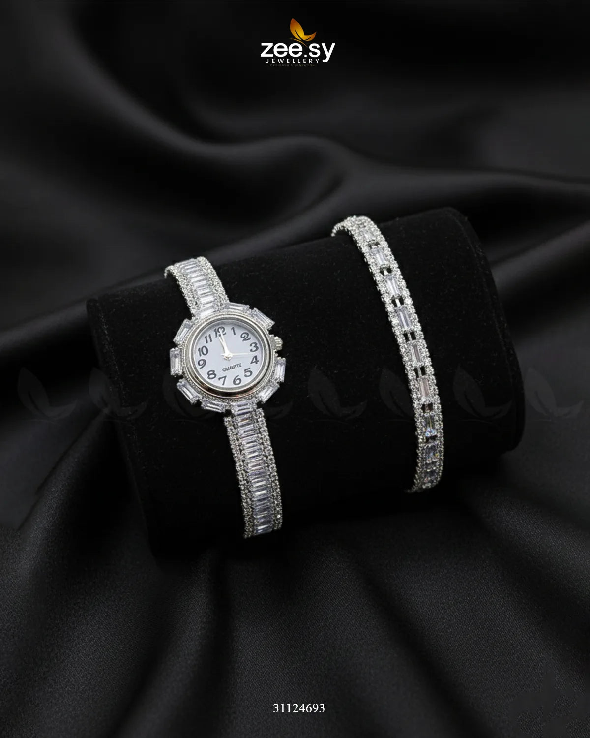 Rich Intricate Cluster Bracelet Watch - Zeesy Jewellery