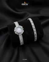 Rich Intricate Cluster Bracelet Watch - Zeesy Jewellery