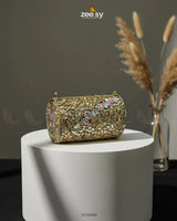 Rich Leaf Vine Clutch Bag - Zeesy.pk