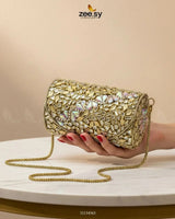 Rich Leaf Vine Clutch Bag - Zeesy.pk