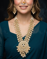 Rich Round Kundan Malla Set Malla Necklace - Zeesy Jewellery Pakistan | Premium Artificial & Imitation Jewellery