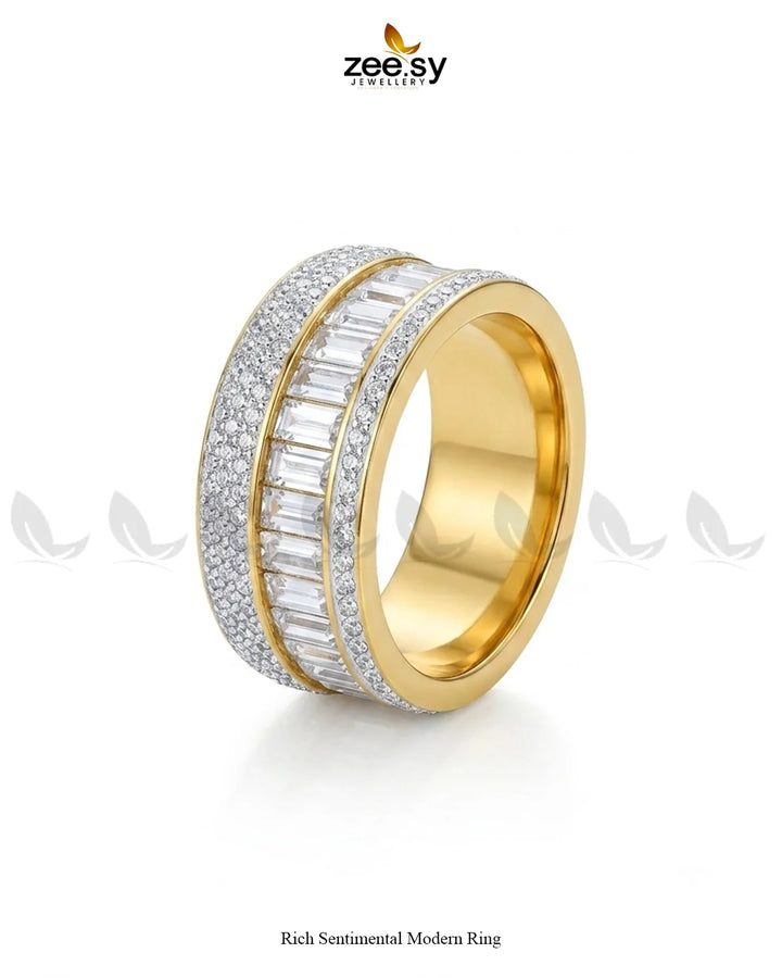 Rich Sentimental Modern Ring