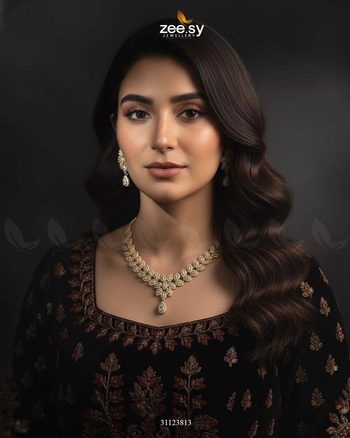 Rich Heritage Stream Necklace Set - Zeesy Jewellery