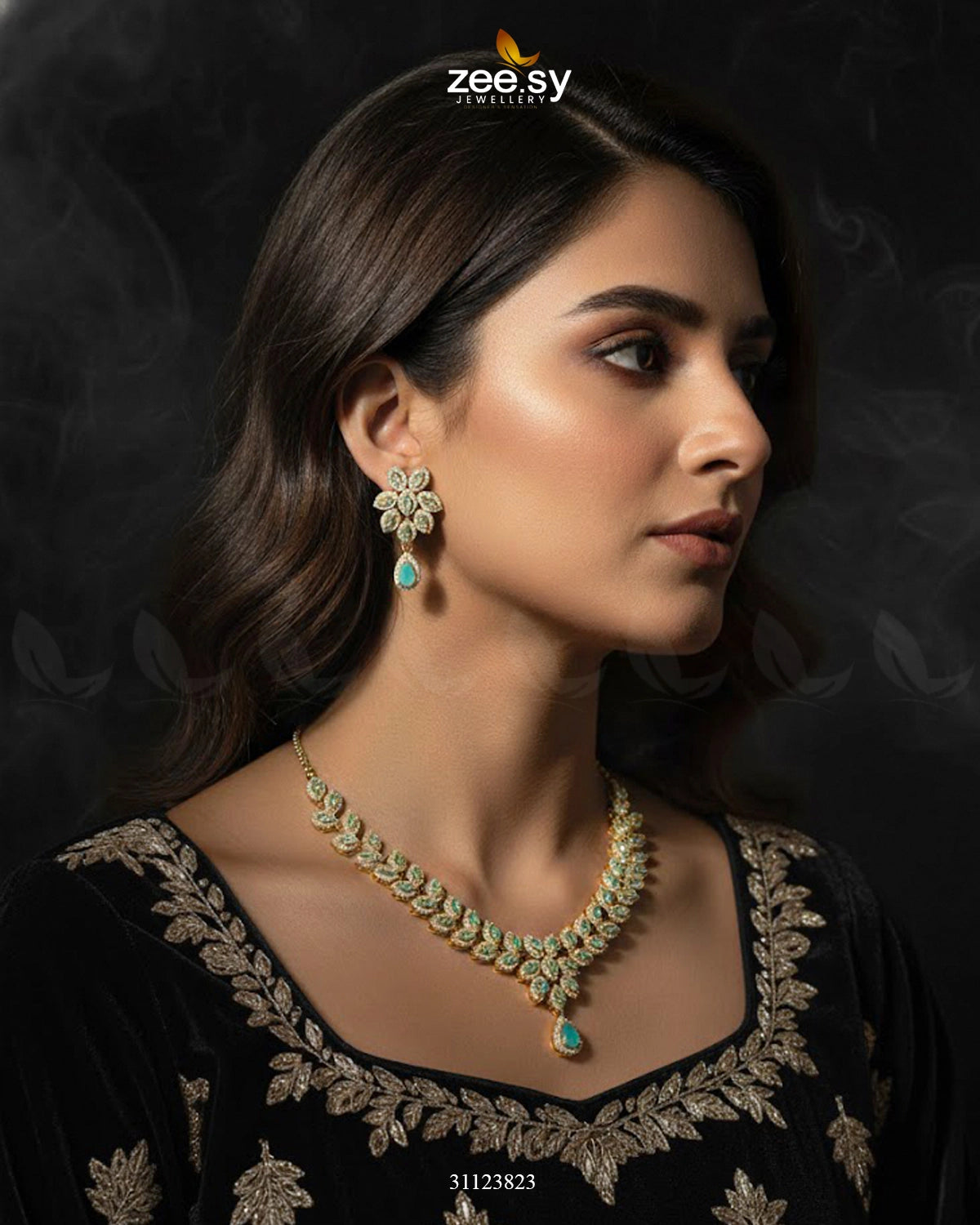 Rich Heritage Stream Necklace Set - Zeesy Jewellery