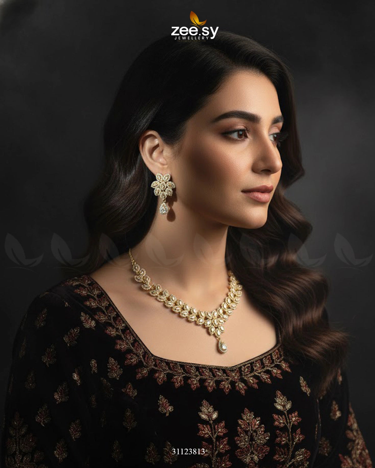 Rich Heritage Stream Necklace Set - Zeesy Jewellery