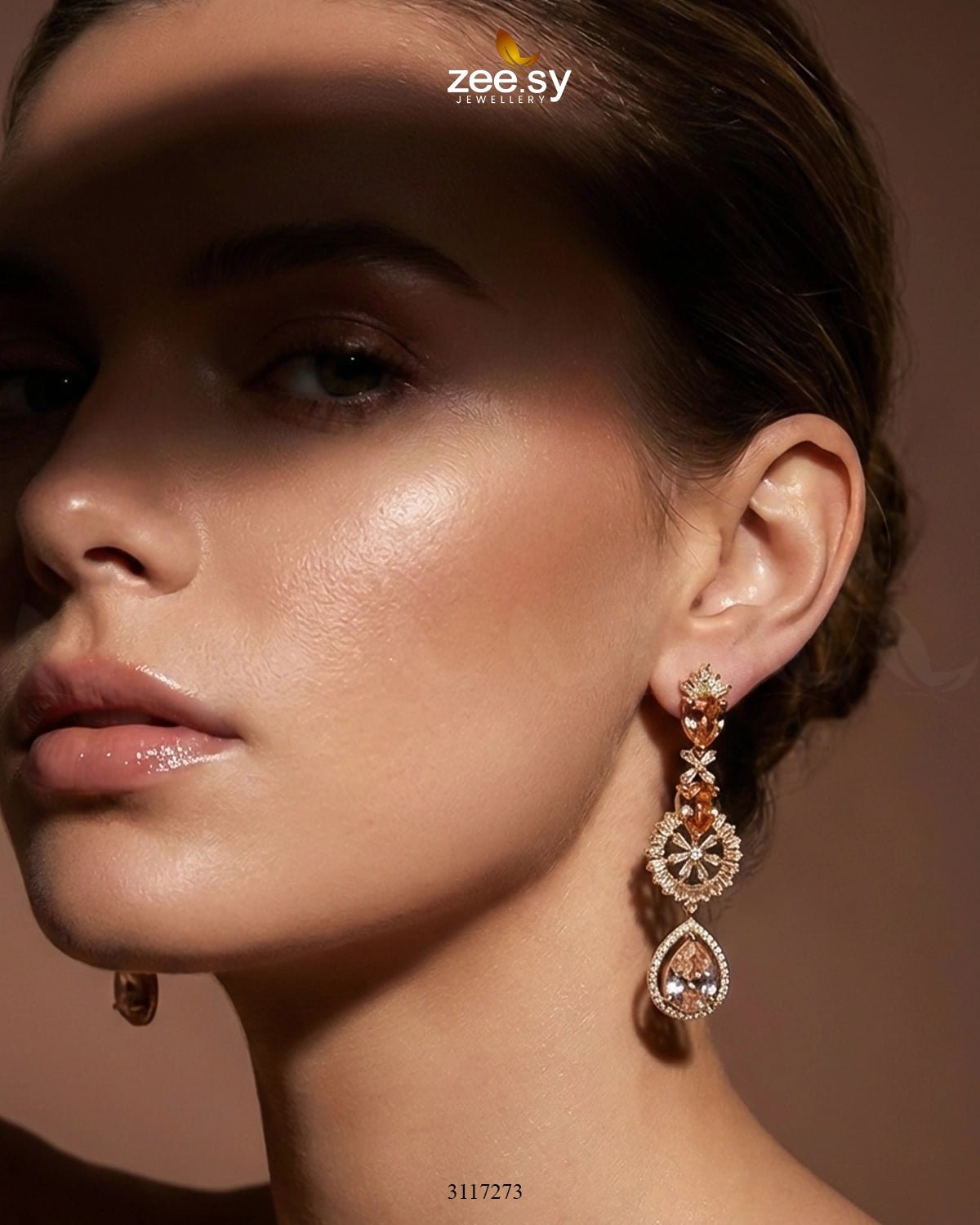 Rosabella Earrings Earrings - Zeesy Jewellery Pakistan | Premium Artificial & Imitation Jewellery