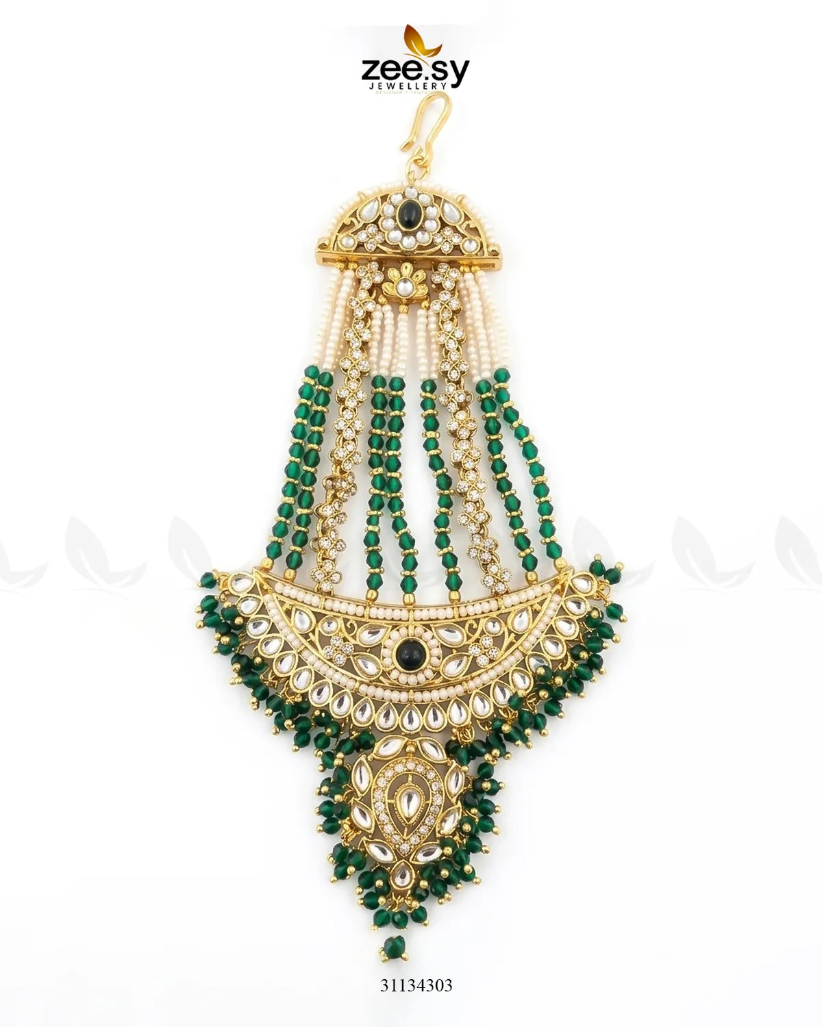 Roshan Pearl Kundan Jhumar jhumar - Zeesy Jewellery Pakistan | Premium Artificial & Imitation Jewellery