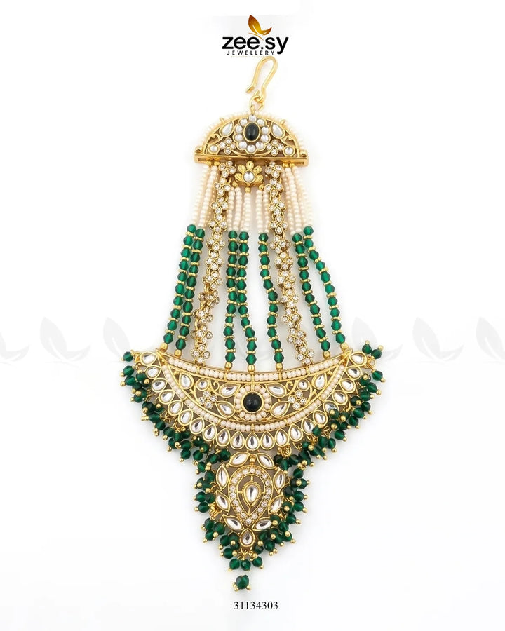 Roshan Pearl Kundan Jhumar jhumar - Zeesy Jewellery Pakistan | Premium Artificial & Imitation Jewellery