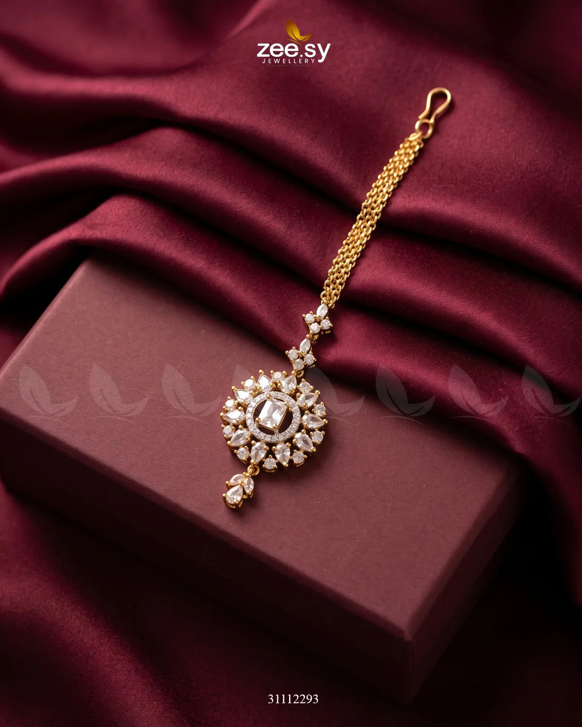 Roshni Bindiya Silver White bindiya - Zeesy Jewellery Pakistan | Premium Artificial & Imitation Jewellery