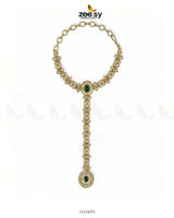 Roxane Flower Kundan Anja Bracelet ACCESSORIES - Zeesy Jewellery Pakistan | Premium Artificial & Imitation Jewellery