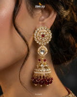 Royal Flower Kundan Bridal Set - Zeesy Jewellery