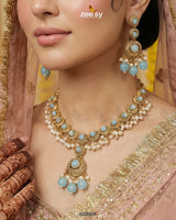 Royal Guldasta Beads Necklace Set - Zeesy Jewellery