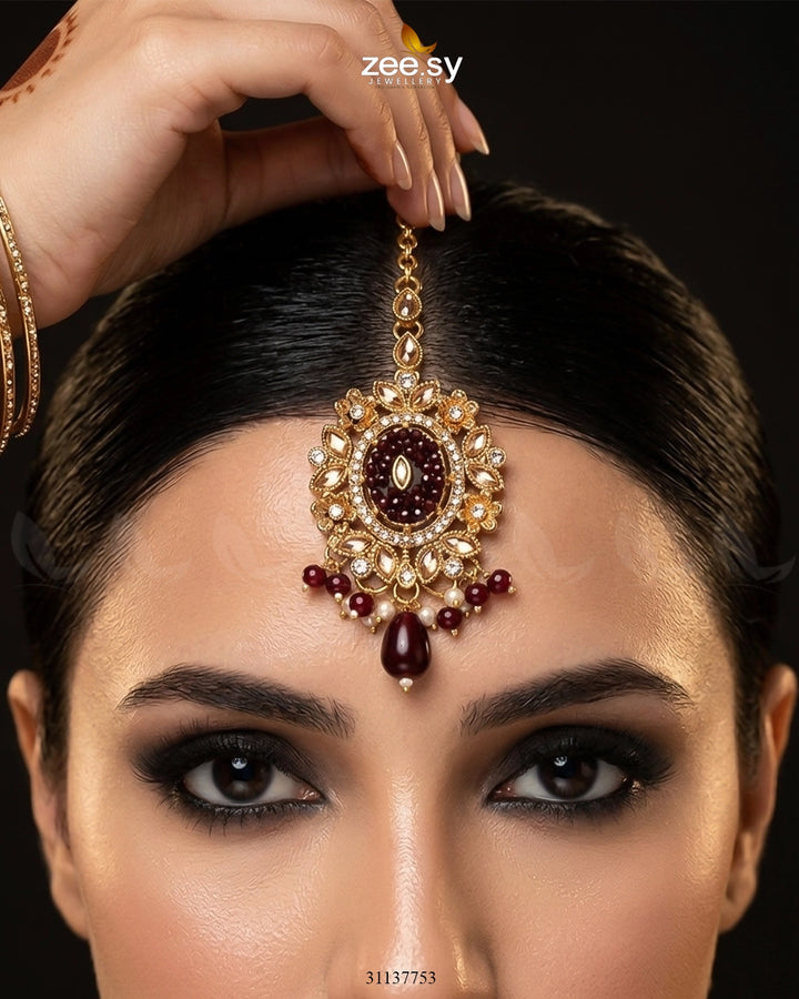 Royal Kundan Malla Necklace Set Malla Necklace - Zeesy Jewellery Pakistan | Premium Artificial & Imitation Jewellery