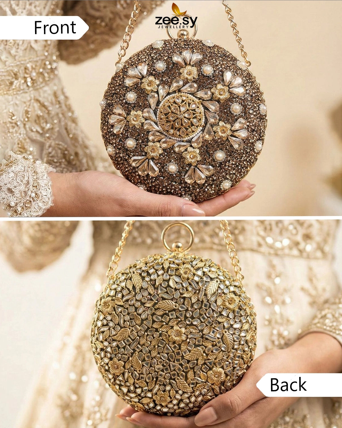 Royal Starburst Bloom Clutch Bag - Zeesy Jewellery