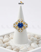 Royal Stone Cluster Ring Finger Ring - Zeesy Jewellery Pakistan | Premium Artificial & Imitation Jewellery