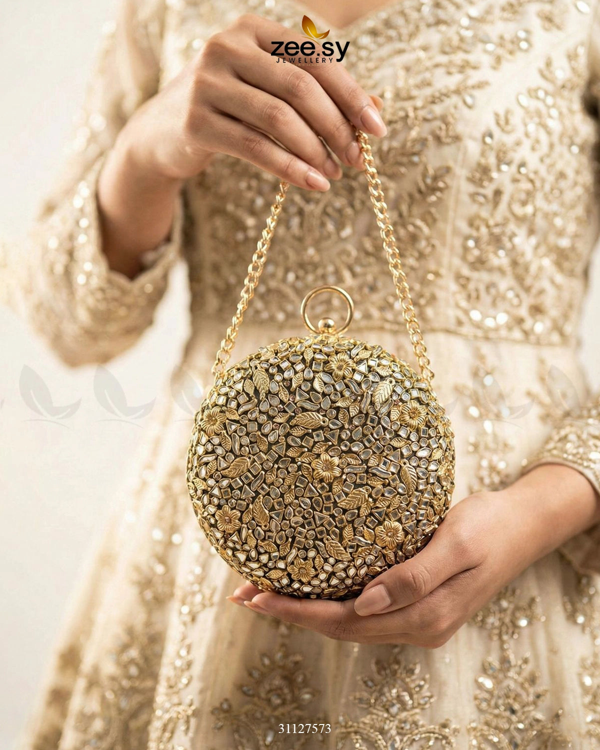 Royal Starburst Bloom Clutch Bag - Zeesy Jewellery