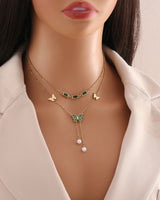 Rune Gold Toned Butterfly Chain - Zeesy Jewellery