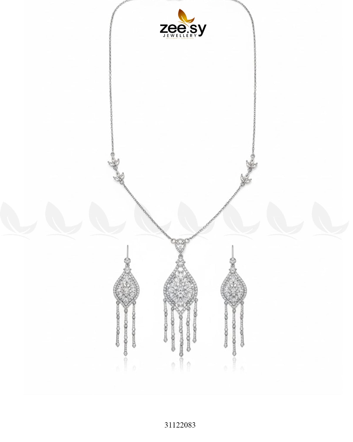 Heirloom Shared Bloom Necklace Set - Zeesy Jewellery