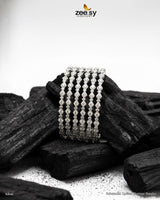 Substantial Opulent Heritage Bangles - Silver