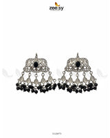 Elegant Tassel Moti Work Earrings