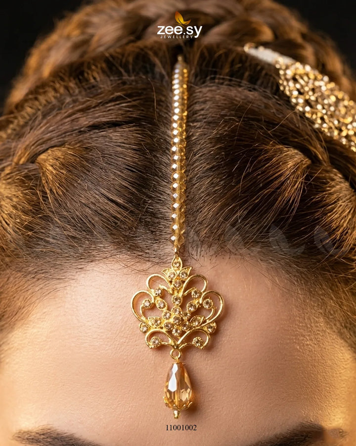 Floral Filigree Traditional Choker Set Necklace Sets - Zeesy Jewellery Pakistan | Premium Artificial & Imitation Jewellery