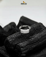 Artisan Geometric Band Ring