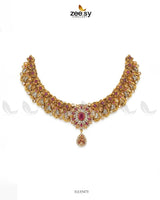 Sabaat Teardrop Zircon Bridal Set Bridal Set - Zeesy Jewellery Pakistan | Premium Artificial & Imitation Jewellery