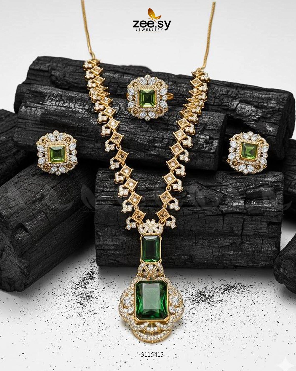 Safina Malla Necklace Set - Zeesy Jewellery