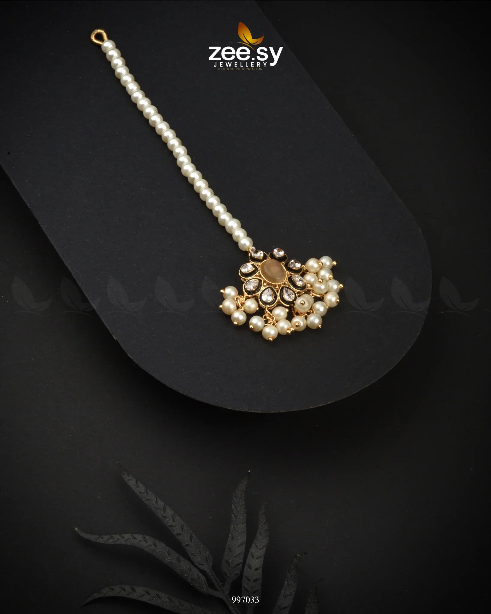 Scarlet Petal Bindiya Charm Champagne - Zeesy Jewellery