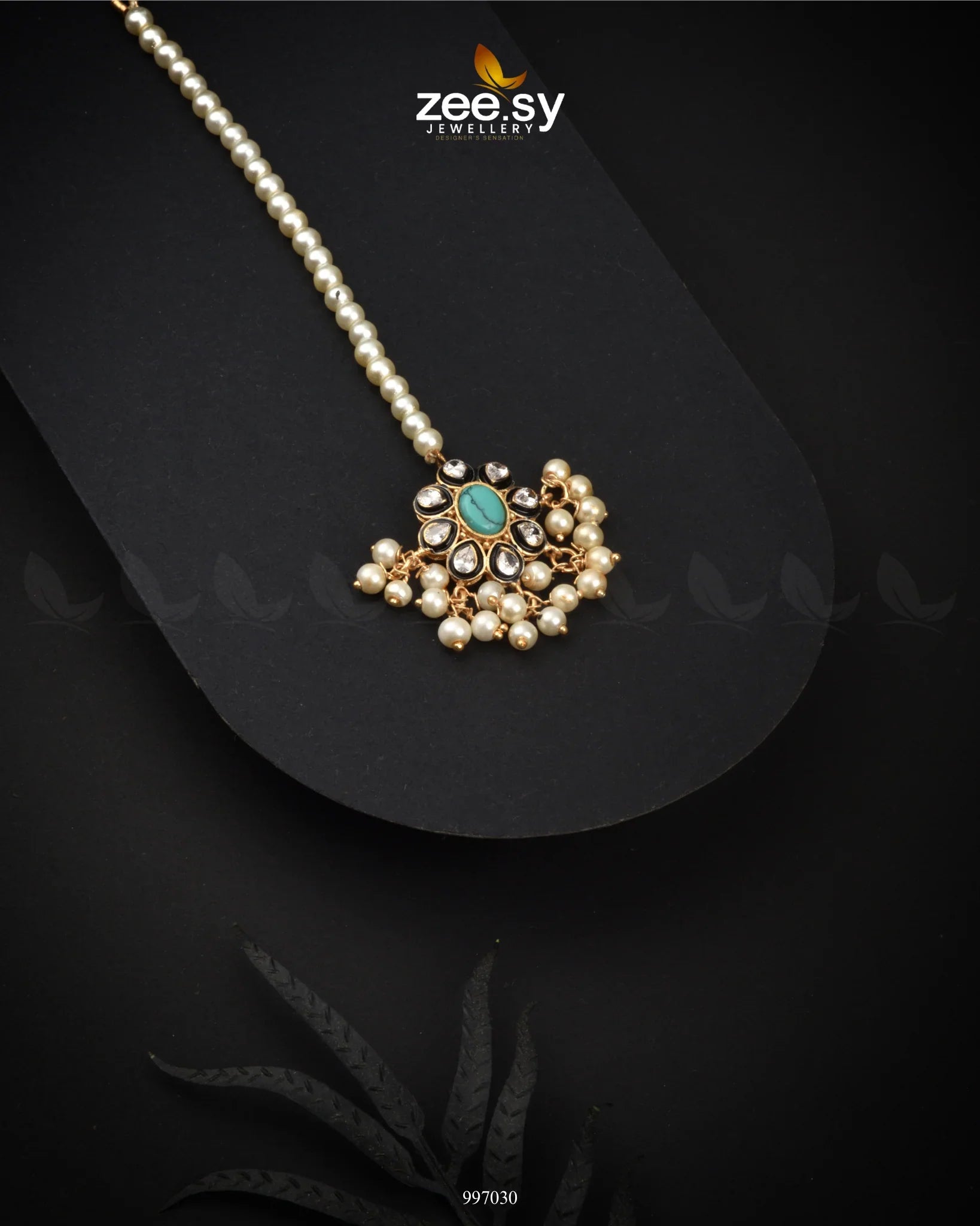 Scarlet Petal Bindiya Charm Feroza - Zeesy Jewellery