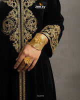 Sculptural Filigree Bangle Ring Set - Zeesy Jewellery