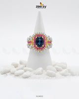 Serene Blue Gemstone Ring