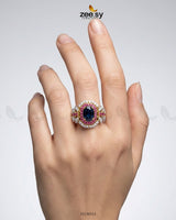 Serene Blue Gemstone Ring