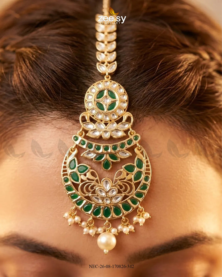 Serenity Medallion Kundan Choker Set