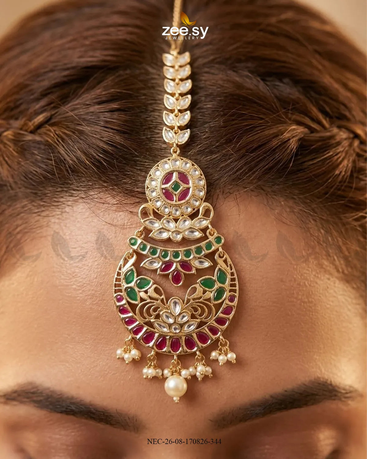 Serenity Medallion Kundan Choker Set