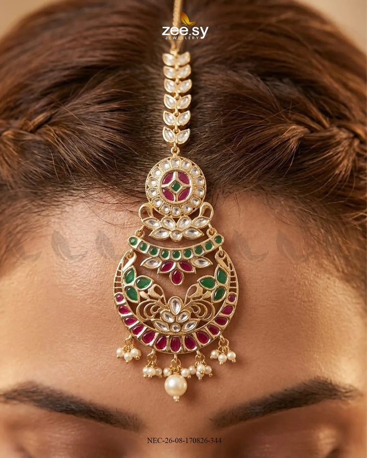 Serenity Medallion Kundan Choker Set