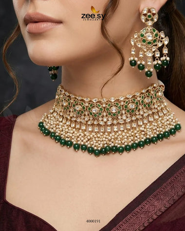 Serenity Pearl Drop Choker Set