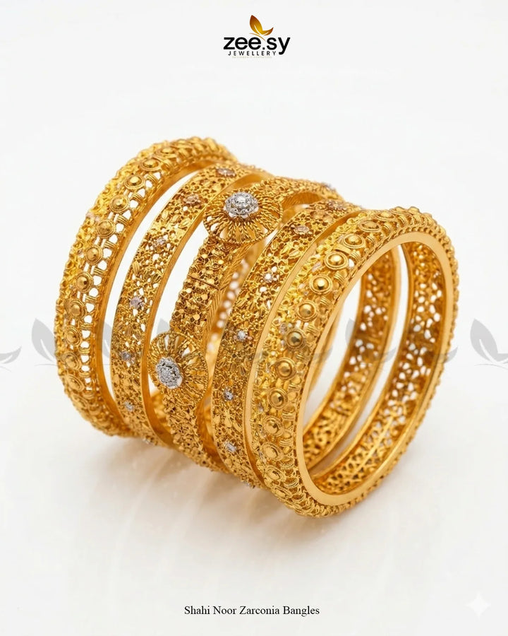 Shahi Noor Zarconia Bangles BANGLES - Zeesy Jewellery Pakistan | Premium Artificial & Imitation Jewellery
