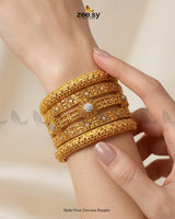 Shahi Noor Zarconia Bangles BANGLES - Zeesy Jewellery Pakistan | Premium Artificial & Imitation Jewellery