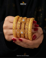 Shahi Noor Zarconia Bangles BANGLES - Zeesy Jewellery Pakistan | Premium Artificial & Imitation Jewellery